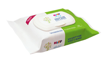 HIPP SALVIETTINE VISO&MANI 1X20 PEZZI - fitfarma.it