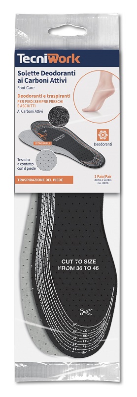SOLETTE DEODORANTI AI CARBONI ATTIVI 1 PAIO - fitfarma.it