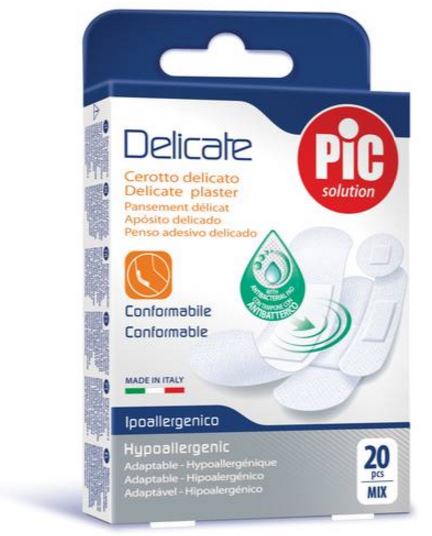 CEROTTO PIC DELICATE MIX 20 CEROTTI ANTIBATTERICO - fitfarma.it
