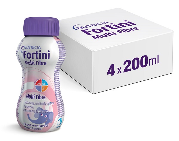 FORTINI MULTI FIBRE GUSTO FRAGOLA 200 ML - fitfarma.it