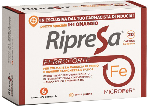 RIPRESA FERROFORTE 20 CAPSULE - fitfarma.it