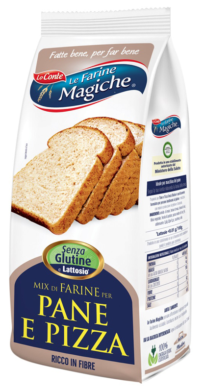 IPAFOOD MIX PER PANE E PIZZA SENZA GLUTINE 500 G - fitfarma.it