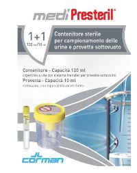 CONTENITORE URINA + PROVETTA MEDIPRESTERIL - fitfarma.it