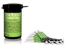 STRISCE MISURAZIONE GLICEMIA ONETOUCH SELECT PLUS 25 STRISCE - fitfarma.it