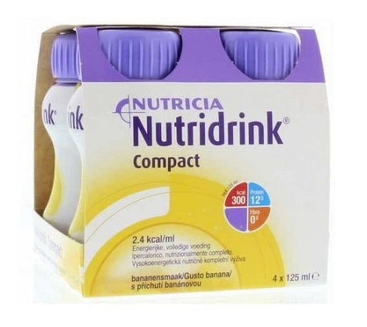NUTRIDRINK COMPACT BANANA 4X125 ML - fitfarma.it
