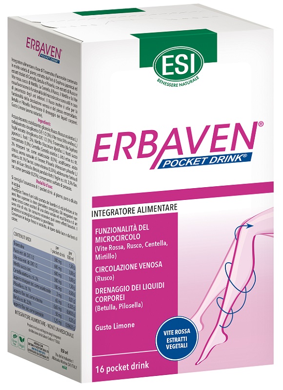 ESI ERBAVEN 16 POCKET DRINK 320 ML - fitfarma.it