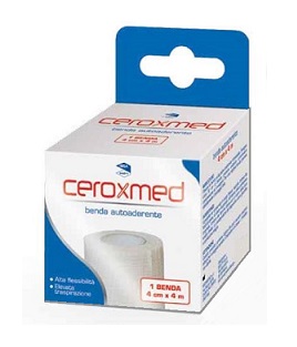 BENDA ELASTICA AUTOADERENTE CEROXMED 4 X 400 CM 1 PEZZO - fitfarma.it