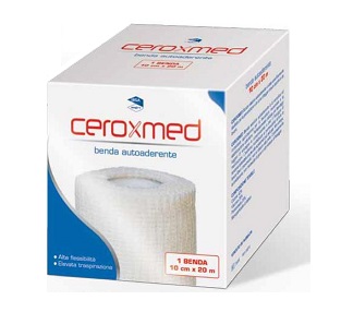 BENDA ELASTICA AUTOADERENTE CEROXMED 2000 X 10 CM 1 PEZZO - fitfarma.it