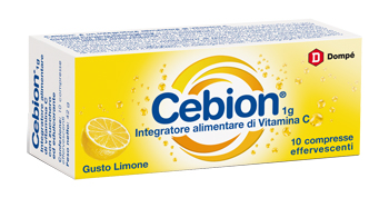 CEBION EFFERVESCENTE VITAMINA C LIMONE 10 COMPRESSE - fitfarma.it