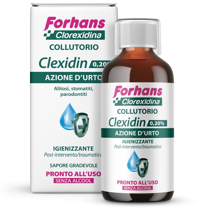 FORHANS CLEXIDIN 0,20 SENZA ALCOOL 200 ML - fitfarma.it