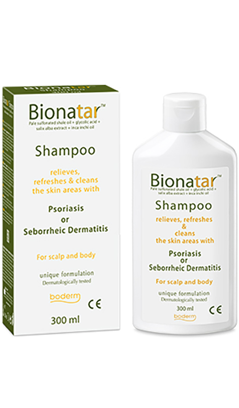 BIONATAR SHAMPOO INDICATO IN PRESENZA DI SINTOMI DI PSORIASI E DERMATITE SEBORROICA 200 ML - fitfarma.it