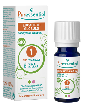PURESSENTIEL EUCALIPTO GLOBULO OLIO ESSENZIALE BIO 10 ML - fitfarma.it