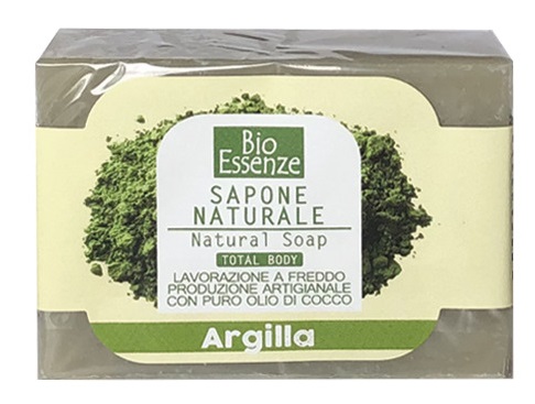 BIO ESSENZE SAPONE NATURALE ARGILLA 100 G - fitfarma.it