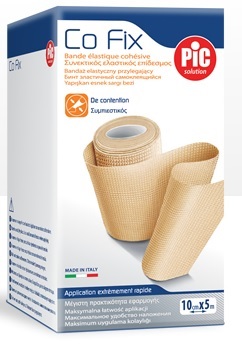 BENDA ELASTICA PIC CO FIX AUTOADESIVA 10X5CM MEDIUM ASTUCCIO - fitfarma.it