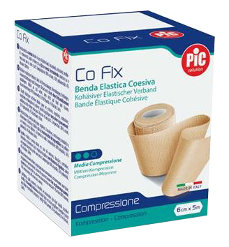 BENDA ELASTICA PIC CO FIX AUTOADESIVA 12X5CM MEDIUM - fitfarma.it