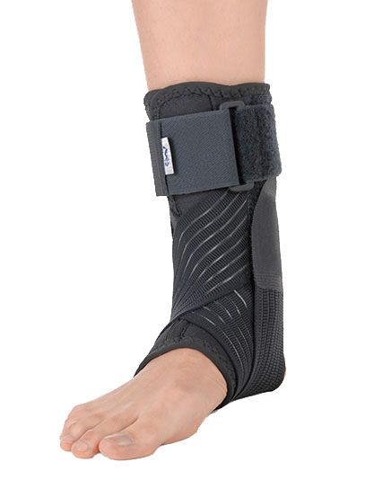 CAVIGLIERA STABILIZZANTE CON BENDAGGIO A 8 FUNZIONALE GRIGIO MEDIUM - fitfarma.it