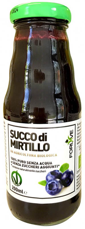 SUCCO DI MIRTILLO BIO 200 ML - fitfarma.it