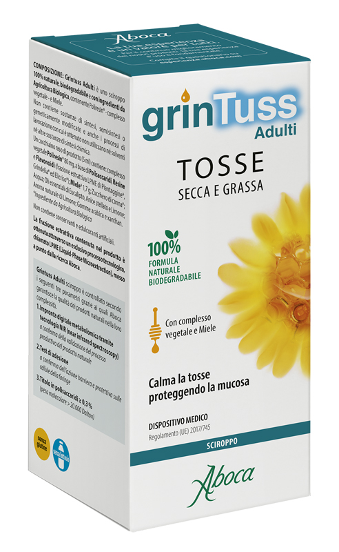 GRINTUSS ADULTI SCIROPPO CON POLIRESIN 180 G - fitfarma.it