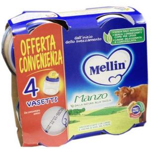 MELLIN OMOGENEIZZATO MANZO 4X80 G - fitfarma.it