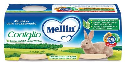 MELLIN OMOGENEIZZATO CONIGLIO 2X120 G - fitfarma.it