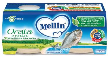 MELLIN OMOGENEIZZATO ORATA 2X80 G - fitfarma.it