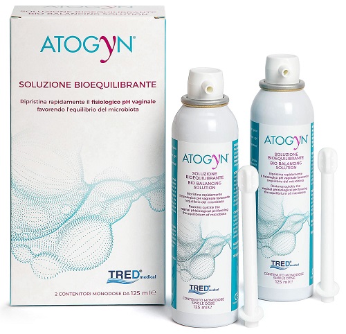 ATOGYN DISPOSITIVO IGIENE VAGINALE E RIPRISTINO PH FISIOLOGICO BAG ON VALVE 2 PEZZI DA 125ML - fitfarma.it