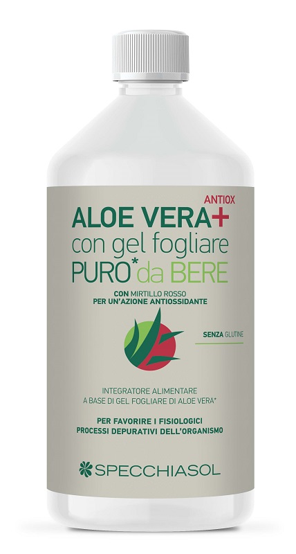 SUCCO ALOEVERA+ ALOE/MIRTILLO ROSSO 1 LITRO - fitfarma.it