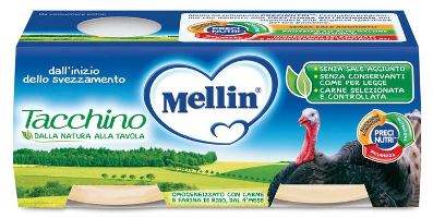 MELLIN OMOGENEIZZATO TACCHINO 2 X 80 G - fitfarma.it