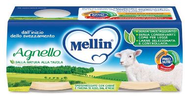 MELLIN OMOGENEIZZATO AGNELLO 2 X 120 G - fitfarma.it