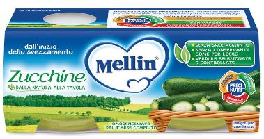 MELLIN OMOGENEIZZATO ZUCCHINE 2 X 80 G - fitfarma.it