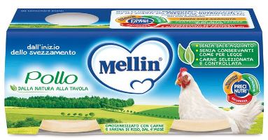 MELLIN OMOGENEIZZATO POLLO 2 X 80 G - fitfarma.it