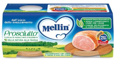 MELLIN OMOGENEIZZATO PROSCIUTTO 2 PEZZI X 80 G - fitfarma.it
