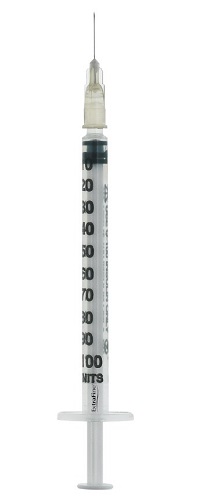 SIRINGA PER INSULINA EXTRAFINE 1ML 100 UI AGO REMOVIBILE 27 GAUGE 0,40X12 MM 1 PEZZO - fitfarma.it