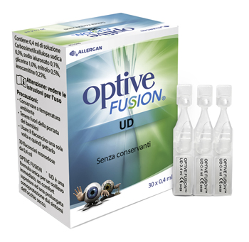 OPTIVE FUSION UD SOLUZIONE OFTALMICA STERILE 30 FLACONCINI MONODOSE 0,4 ML - fitfarma.it