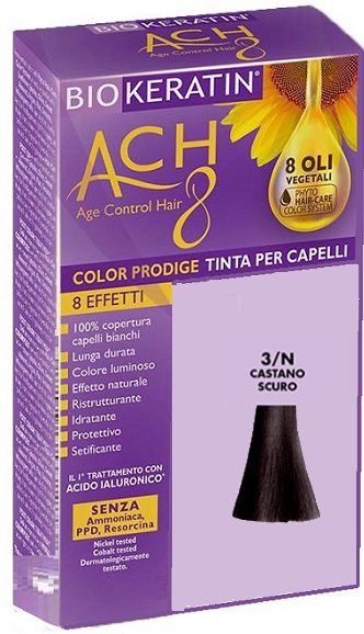 BIOKERATIN ACH8 COLOR PRODIGE 3/N CASTANO SCURO - fitfarma.it