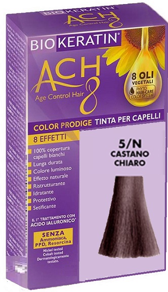BIOKERATIN ACH8 COLOR PRODIGE 5/N CASTANO CHIARO - fitfarma.it