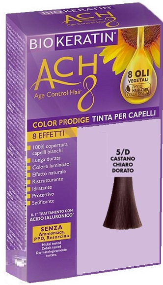 BIOKERATIN ACH8 COLOR PRODIGE 5/D CASTANO CHIARO DORATO - fitfarma.it