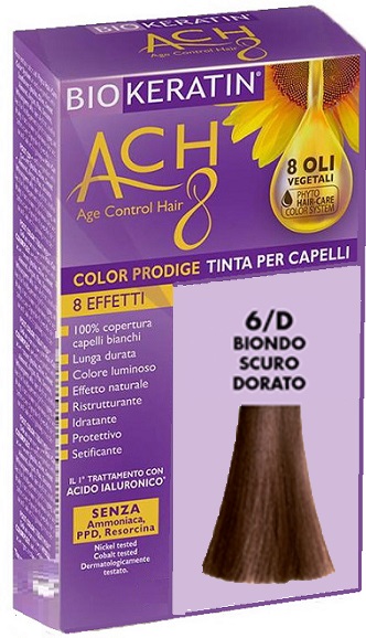 BIOKERATIN ACH8 COLOR PRODIGE 6/D BIONDO SCURO DORATO - fitfarma.it