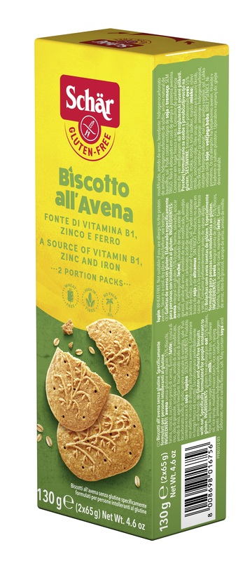 SCHAR BISCOTTI ALL'AVENA 130 G - fitfarma.it