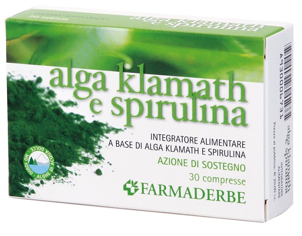 ALGA KLAMAT SPIRULINA 30 COMPRESSE - fitfarma.it