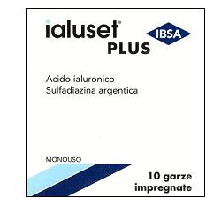 GARZA MEDICATA IALUSET 10X10 CM 10 PEZZI - fitfarma.it