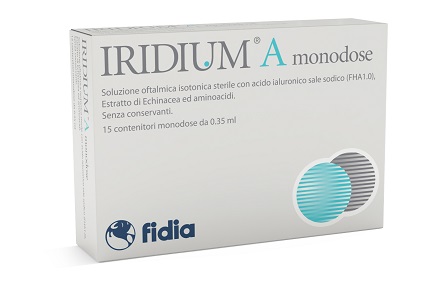 IRIDIUM A GOCCE OCULARI 15 FLACONCINI MONODOSE 0,35 ML - fitfarma.it