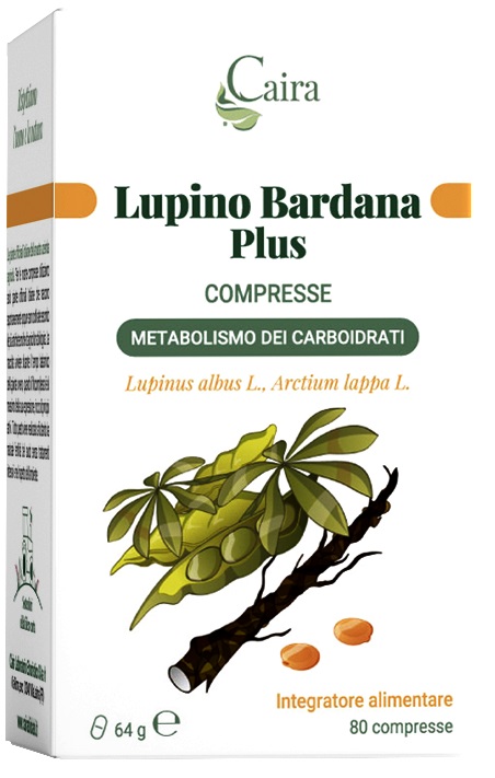 CAIRA LUPINO BARDANA 110 COMPRESSE - fitfarma.it