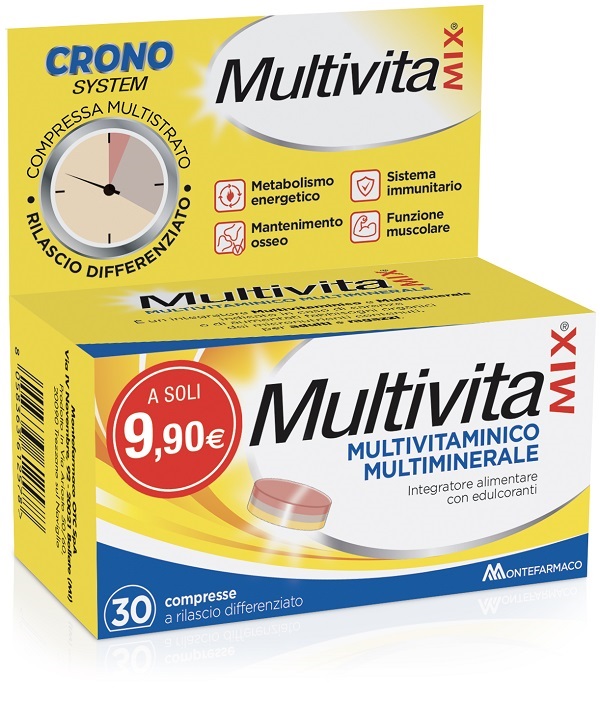 MULTIVITAMIX CRONO 30 COMPRESSE - fitfarma.it