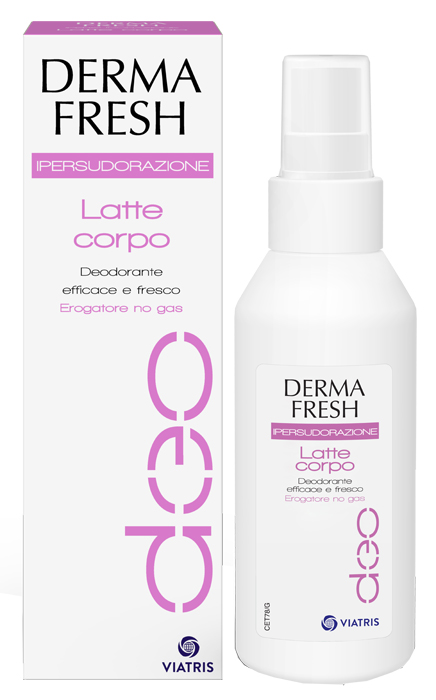 DERMAFRESH IPERSUDORAZIONE LATTE CORPO DEODORANTE 100 ML - fitfarma.it