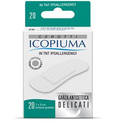 CEROTTO ICOPIUMA IN TESSUTO NON TESSUTO GRANDE 20 PEZZI - fitfarma.it