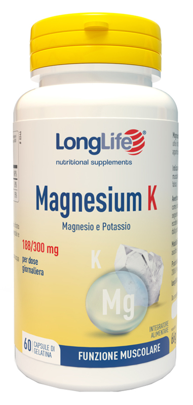 LONGLIFE MAGNESIUM K 60 CAPSULE - fitfarma.it