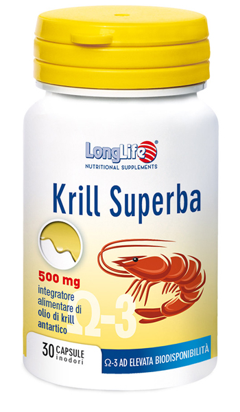 LONGLIFE KRILL SUPERBA 30 CAPSULE - fitfarma.it