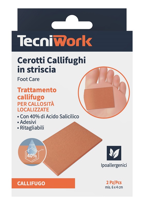 CEROTTI CALLIFUGHI IN STRISCIA CONFEZIONE DA 2 PEZZI - fitfarma.it