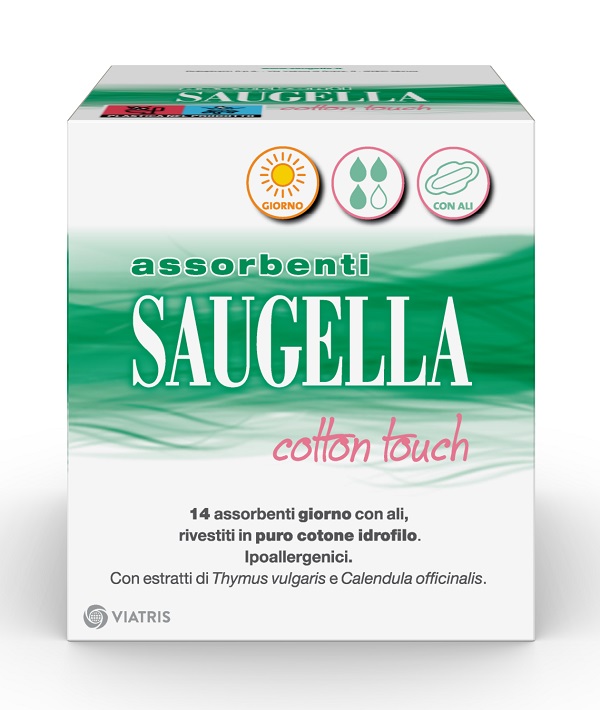 SAUGELLA COTTON TOUCH ASSORBENTI GIORNO 14 PEZZI TAGLIO PREZZO - fitfarma.it